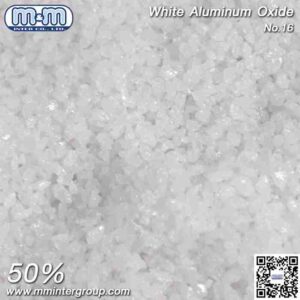 White Aluminum Oxide - ทรายพ่นอลูมินั่มออกไซด์สีขาว กระด้างสูง เป็นอลูมิเนียมหลอมเตาเผาอุณหภูมิสูง ความแข็งสูงรองจากซิลิคอนคาร์ไบด์และเพชร คมแต่ไม่เปราะ